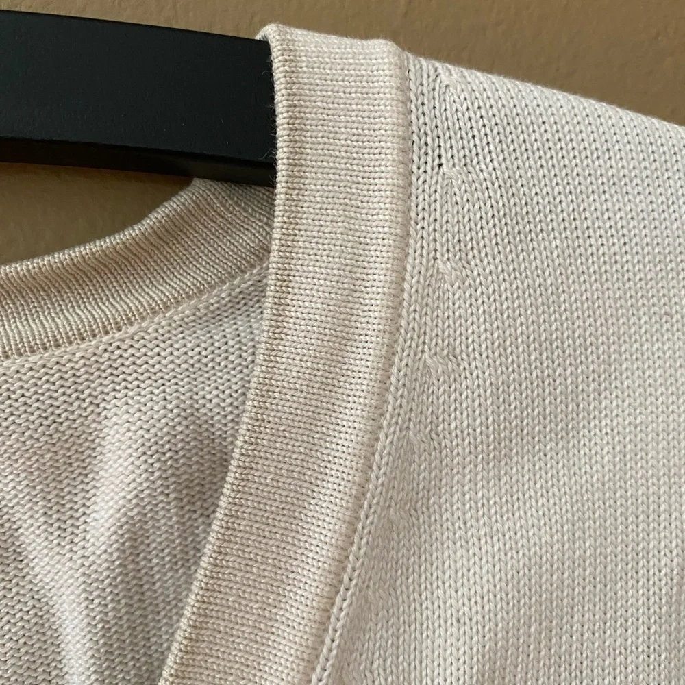 Brooks Brothers white/ beige cardigan - Picture 2 of 6